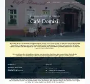 Kleine Seitenvorschau von cafe-domizil.de