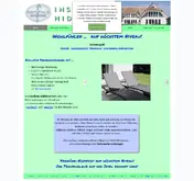 Kleine Seitenvorschau von inselhaus.de