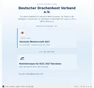 Kleine Seitenvorschau von drachenboot.de