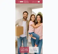 Kleine Seitenvorschau von lob-immobilien.de