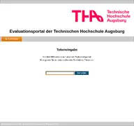Kleine Seitenvorschau von evaluation.hs-augsburg.de