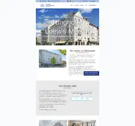 Kleine Seitenvorschau von loews-hotel-merkur.de