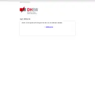 Kleine Seitenvorschau von login.dhbw.de
