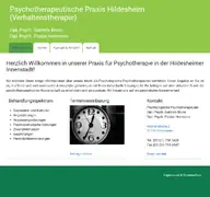Kleine Seitenvorschau von psychotherapie-praxis-hildesheim.de