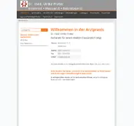 Kleine Seitenvorschau von dr-prater.de