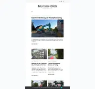 Kleine Seitenvorschau von muenster-blick.de