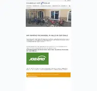 Kleine Seitenvorschau von fahrradhof-halle.de