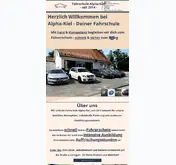 Kleine Seitenvorschau von fahrschule-alpha-kiel.de