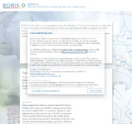 Kleine Seitenvorschau von bodenrichtwerte-boris.de