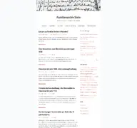 Kleine Seitenvorschau von familienarchiv-stein.de