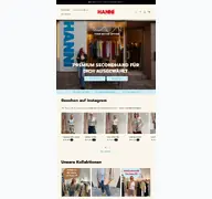 Kleine Seitenvorschau von hannisecondhandshop.de
