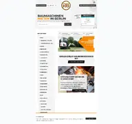 Kleine Seitenvorschau von ktg-baumaschinen.de