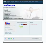 Kleine Seitenvorschau von profifon.ch
