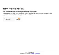 Kleine Seitenvorschau von ktm-versand.de