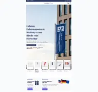 Kleine Seitenvorschau von webafahnen.de