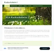 Kleine Seitenvorschau von kuckucksheim1.mozello.de