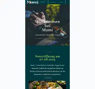 Kleine Seitenvorschau von mami-restaurant.de