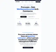 Kleine Seitenvorschau von procware.de
