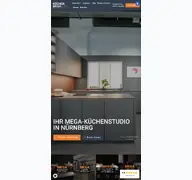 Kleine Seitenvorschau von kuechenmegastore.de