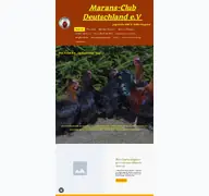 Kleine Seitenvorschau von marans-club.de