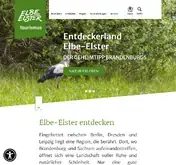 Kleine Seitenvorschau von elbe-elster-tourismus.de