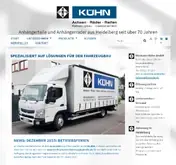 Kleine Seitenvorschau von kuehn-fahrzeugbauteile.de