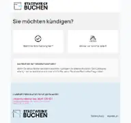 Kleine Seitenvorschau von kuendigung.stadtwerke-buchen.de
