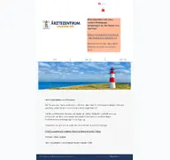 Kleine Seitenvorschau von kuestenaerzte.de