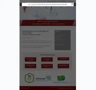 Kleine Seitenvorschau von saarprax.de