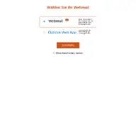 Kleine Seitenvorschau von webmail.hochschule-trier.de