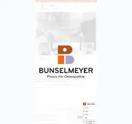 Kleine Seitenvorschau von bunselmeyer-osteopathie.de