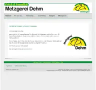 Kleine Seitenvorschau von metzgerei-dehm.de