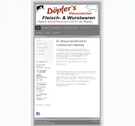Kleine Seitenvorschau von metzgerei-doepfer.de
