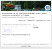Kleine Seitenvorschau von aquafun-gmbh.de