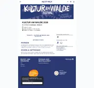 Kleine Seitenvorschau von kultur-am-walde.de