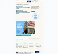 Kleine Seitenvorschau von bvua-bundesverband.de