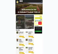 Kleine Seitenvorschau von sg-aulendorf-fussball.de