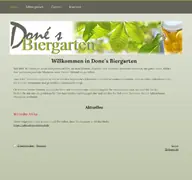 Kleine Seitenvorschau von donesbiergarten.de