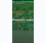 Kleine Seitenvorschau von sg-kleenheim.de