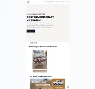Kleine Seitenvorschau von dorfgemeinschaft-vilsingen.de