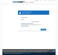 Kleine Seitenvorschau von websped.nordfrost.de