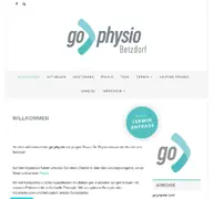 Kleine Seitenvorschau von go-physio.de