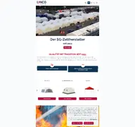Kleine Seitenvorschau von zelte.de