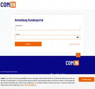 Kleine Seitenvorschau von kunde.comin-glasfaser.de