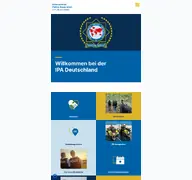 Kleine Seitenvorschau von ipa-deutschland.de