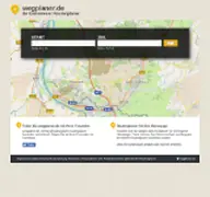 Kleine Seitenvorschau von wegplaner.de