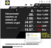 Kleine Seitenvorschau von fahrschule-netta.de