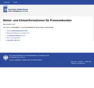 Kleine Seitenvorschau von kunden.dwd.de