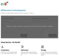 Kleine Seitenvorschau von kundenportal.evb-energy.de
