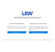Kleine Seitenvorschau von kundenportal.lew-highspeed.de